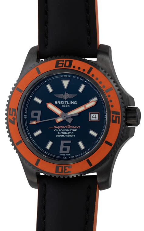 breitling superocean orange bezel|breitling superocean 44 special blue.